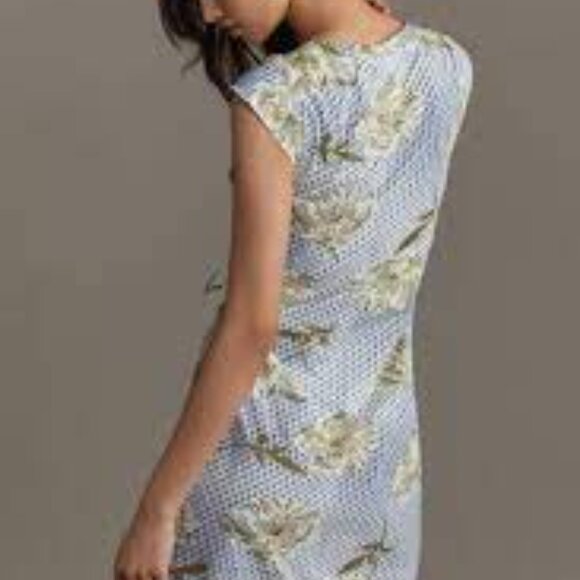 NWT Anthropologie Daily Practice Montauk V-Neck Dress - Size Small Petite - Picture 4 of 5